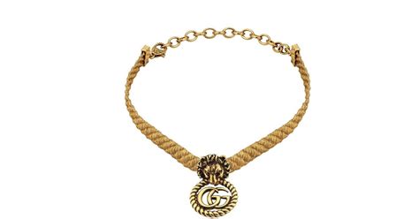 gargantilla gucci mujer|gargantilla con motivo Gucci .